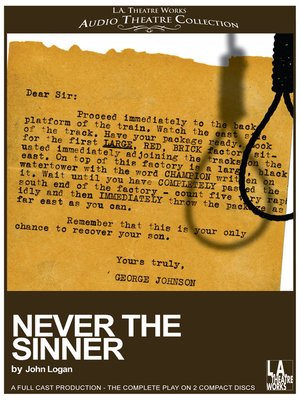 cover image of Never the Sinner